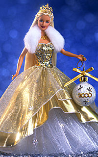 2000 holiday barbie african american